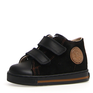 Naturino Falcotto Boy's and Girl's Michael Fashion Sneakers, Black/Cuoio