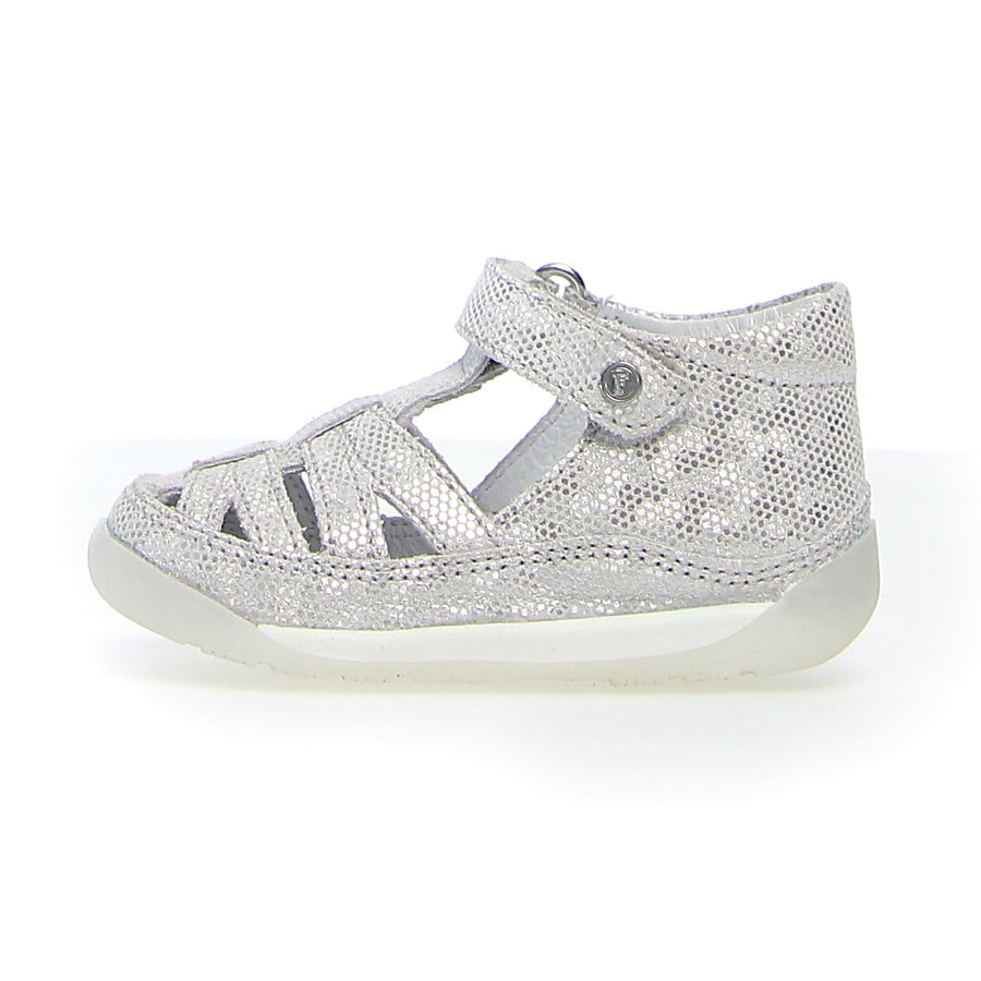 Falcotto Boy's and Girl's Mipos Suede Points Sandals - Silver