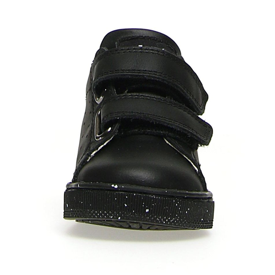 Falcotto Boy's & Girl's Salazar Vl Calf Sneaker Shoes - Black/Acciaio