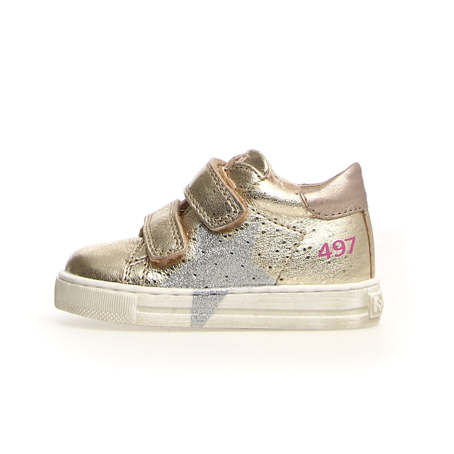 Falcotto Girl's Salazar Sneaker Shoes - Platinum/Cipria