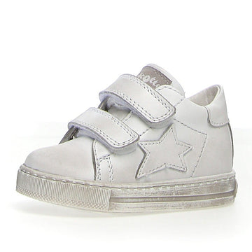 Falcotto Boy's and Girl's Sasha Vl Calf Fashion Sneakers - White