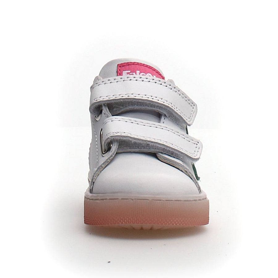 Naturino Falcotto Girl's Sasha Vl Calf Fashion Sneakers - White/Pink