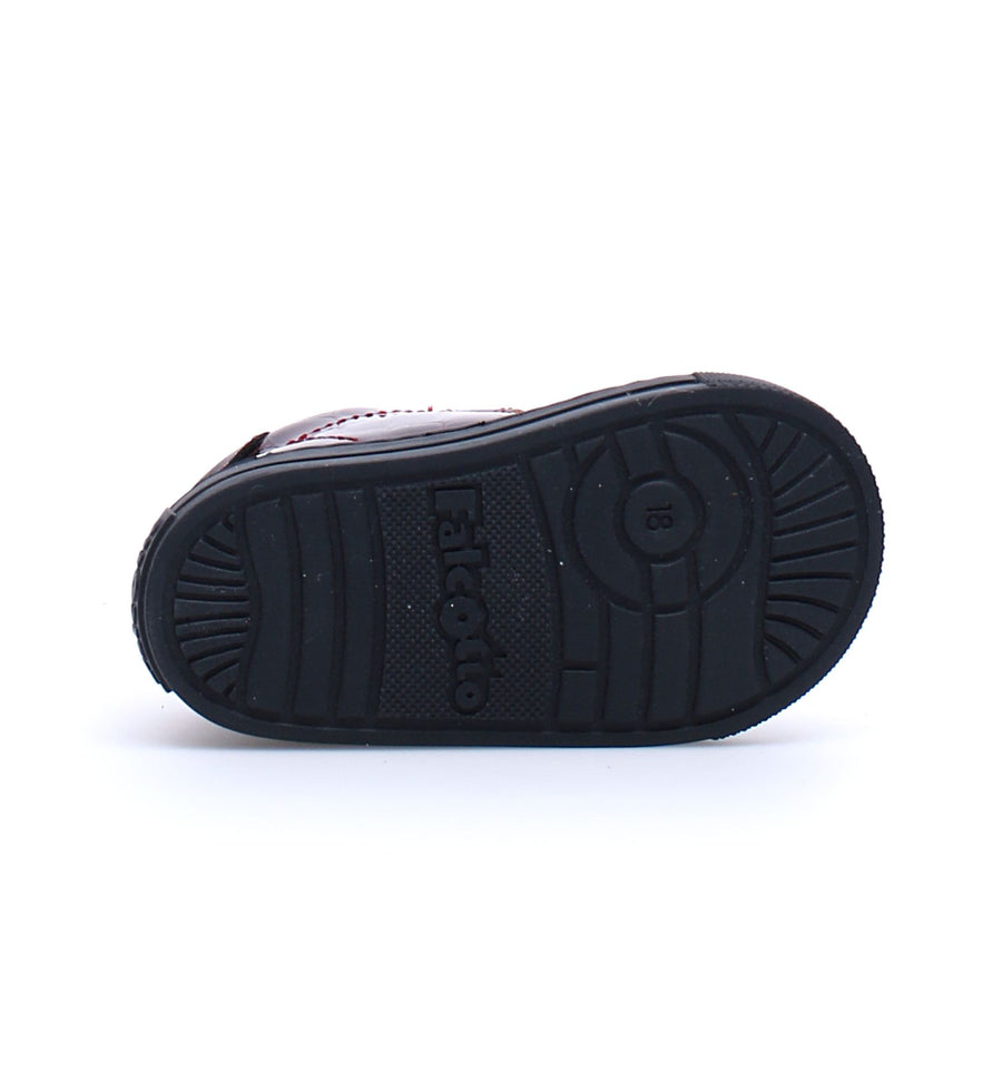 Falcotto Boy's & Girl's Sasha Vl Patent/Cocco Sneakers - Bordeaux