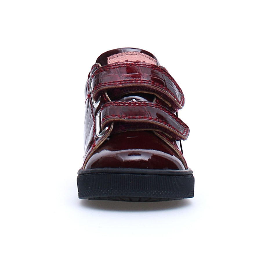 Naturino Falcotto Boy's & Girl's Sasha Vl Patent/Cocco Sneakers - Bordeaux