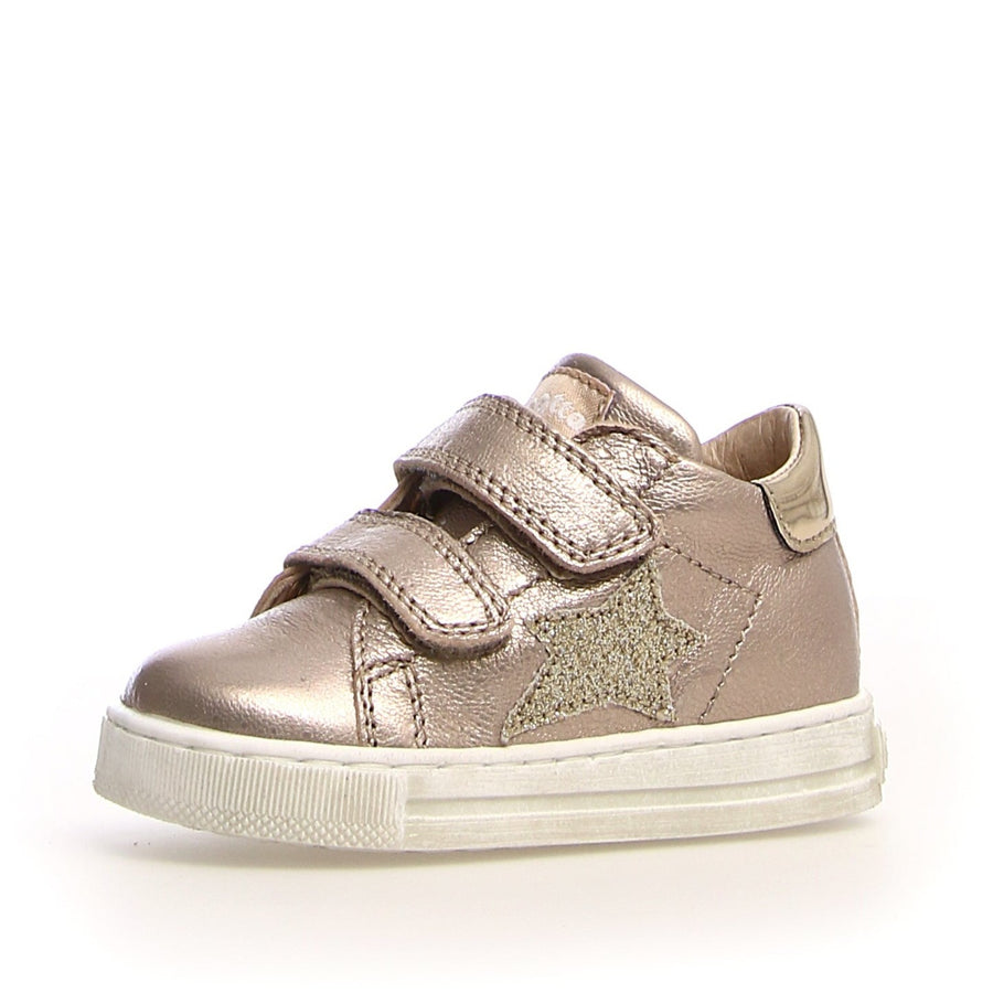 Falcotto Girl's Sasha Vl Mirrored Fashion Sneakers, Platinum