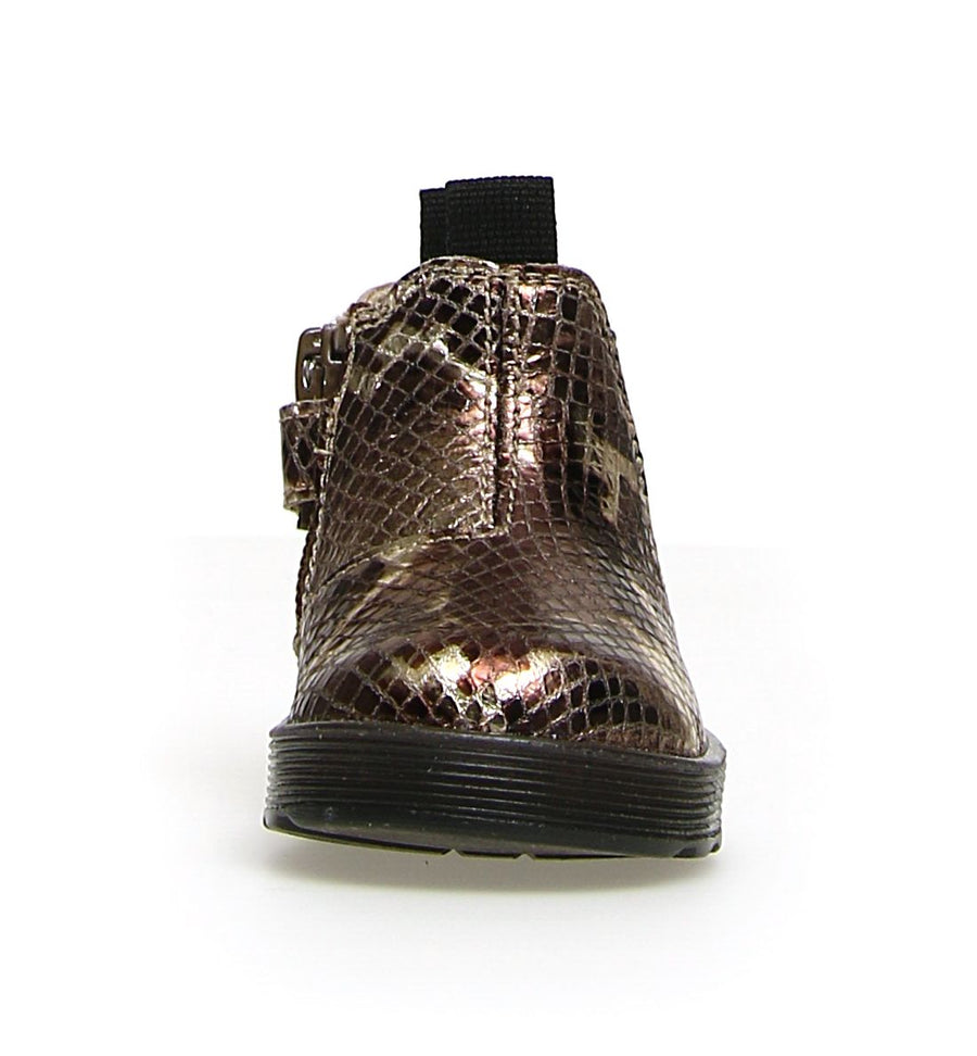 Naturino Falcotto Girl's & Boy's Tarbell Python Boot Shoes - Dark Brown