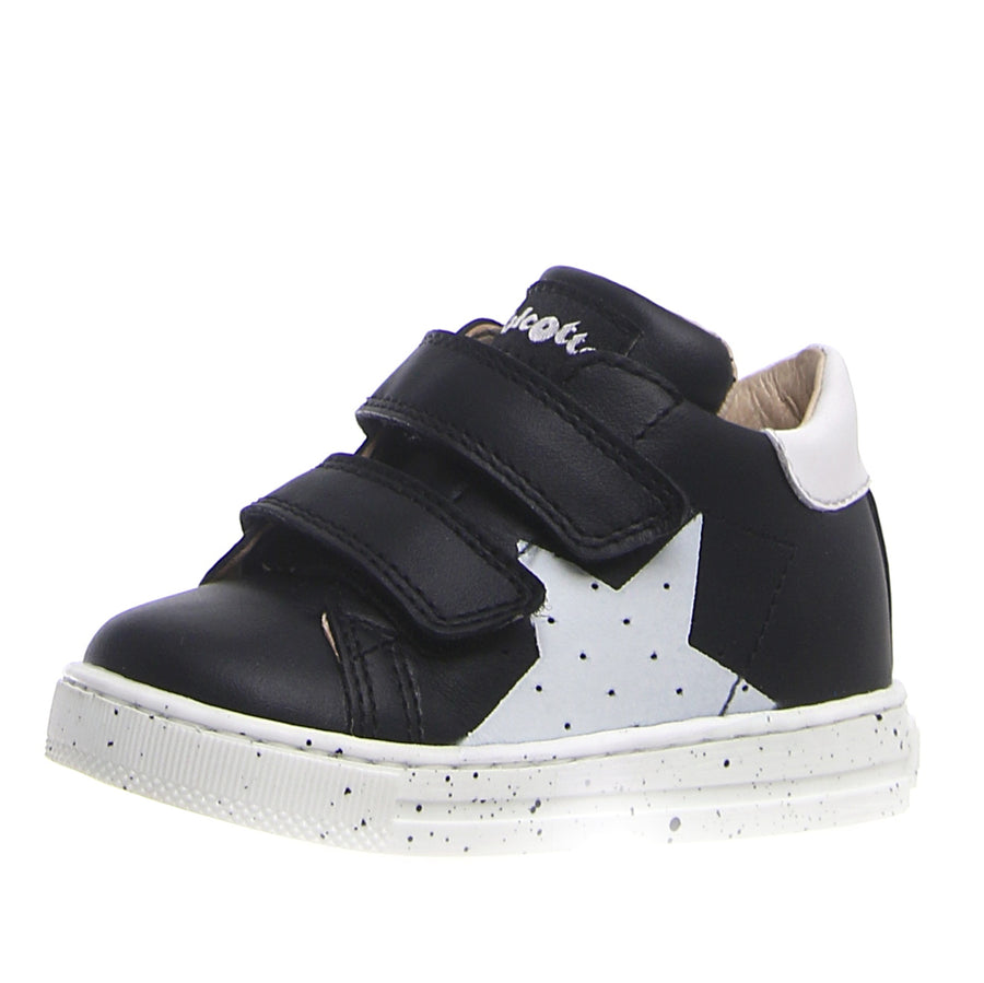 Falcotto Salazar Vl - Calfskin Sneakers With Neon Star Detail