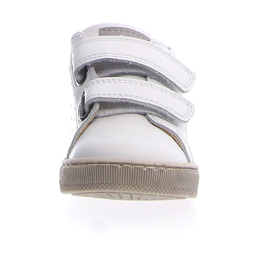 Naturino Falcotto Boy's and Girl's Venus Vl Star Sneaker Shoes - White/Inox