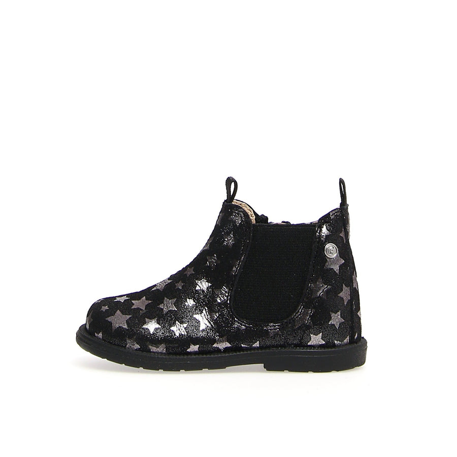 Falcotto Girl's & Boy's Winter Wood Galaxy Shoes - Black Stars