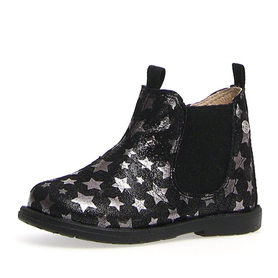 Falcotto Girl's & Boy's Winter Wood Galaxy Shoes - Black Stars