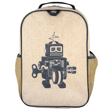 SoYoung Grey Robot Grade School Backpack