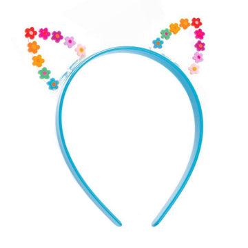 Lilies & Roses NY Flower Cat Ears, Blue