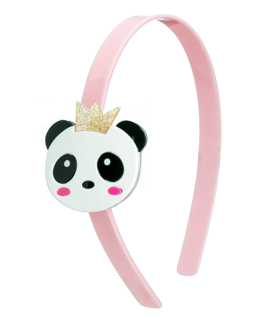 Lilies & Roses NY Panda Bear Light Pink Headband