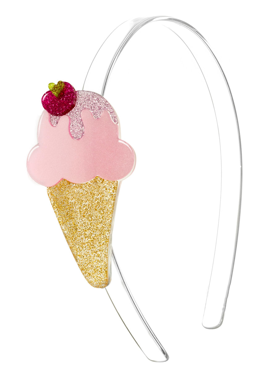 Lilies & Roses NY Glitter Ice Cream Headband