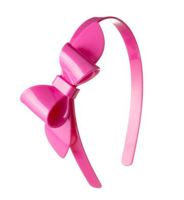 Lilies & Roses NY Bright Pink Bow Headband