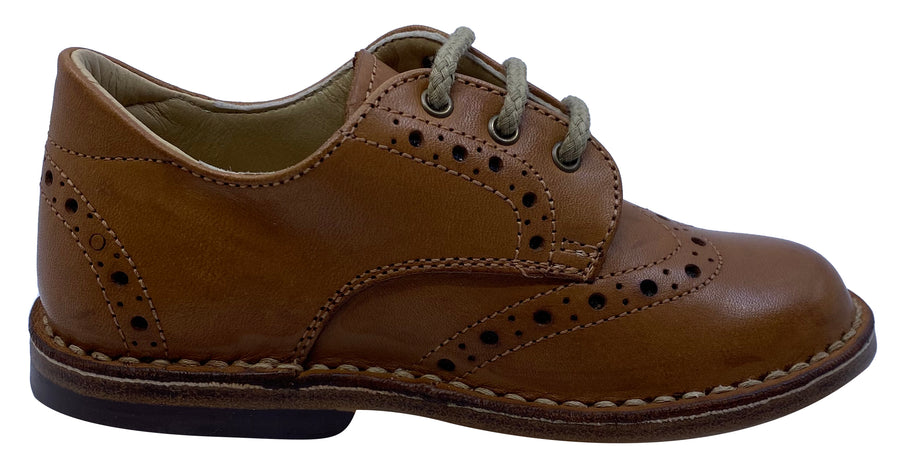 Eureka Boy's and Girl's Box Naturale Handcrafted Leather Oxford