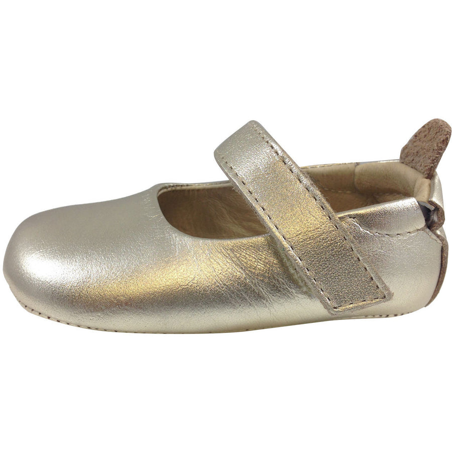Old Soles Girl's 022 Gold Leather Gabrielle Mary Jane - Just Shoes for Kids
 - 2