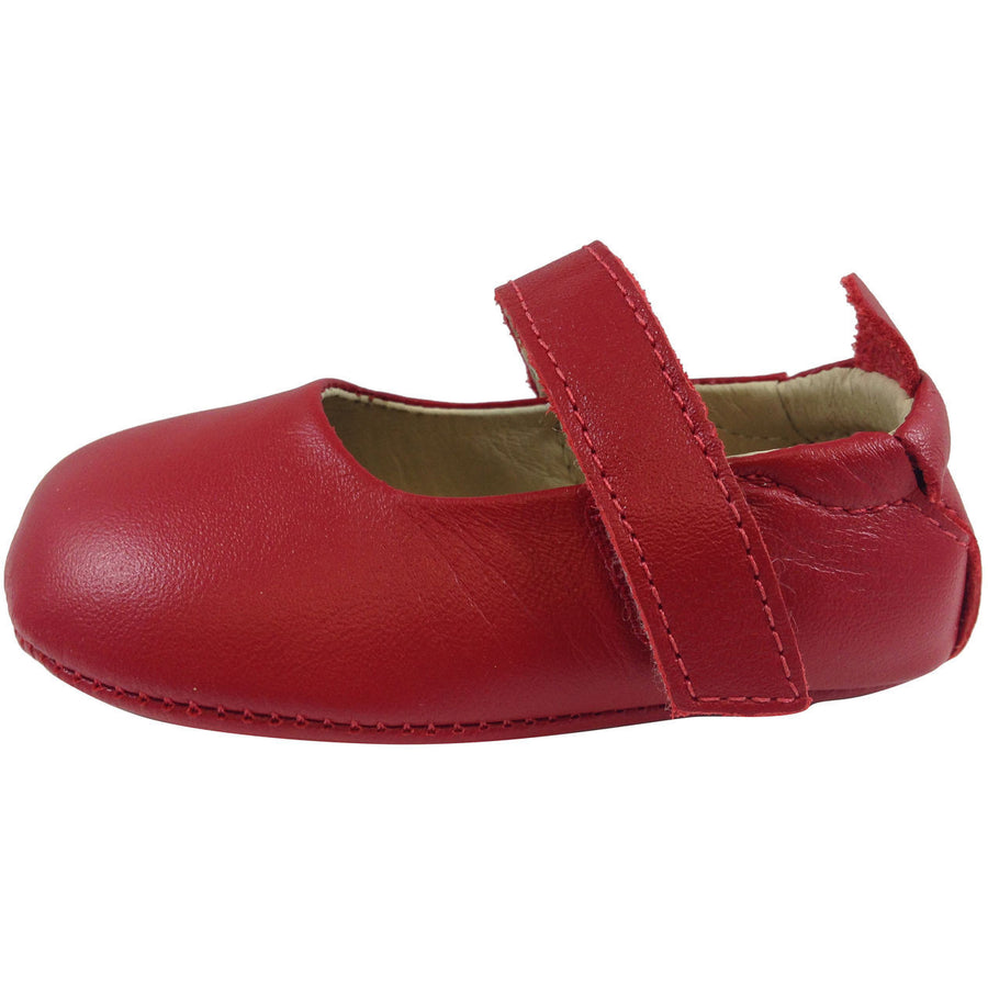 Old Soles Girl's 022 Red Leather Gabrielle Mary Jane - Just Shoes for Kids
 - 2