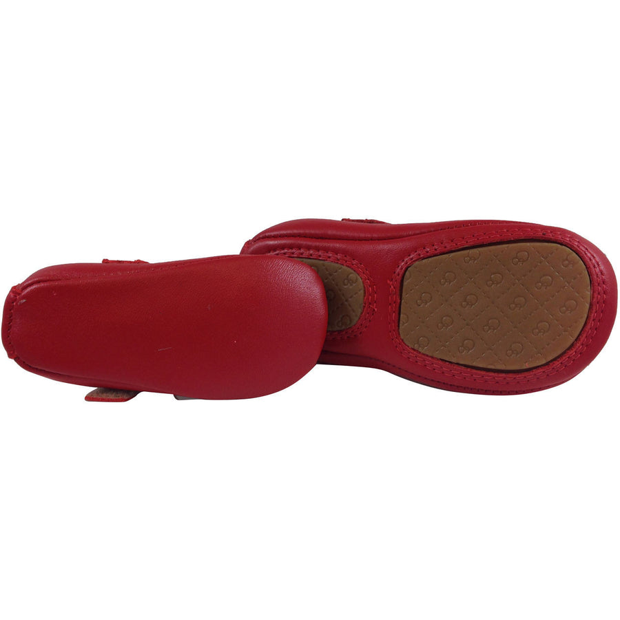 Old Soles Girl's 022 Red Leather Gabrielle Mary Jane - Just Shoes for Kids
 - 7