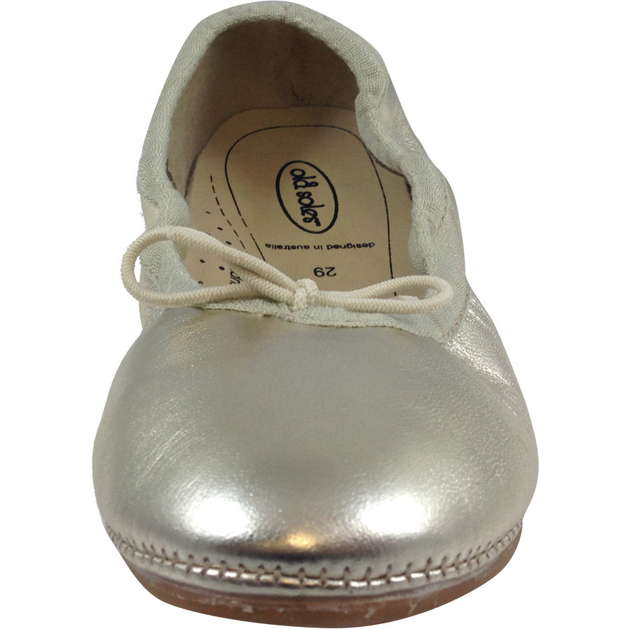 Old Soles Girl's Gold Cruise Ballet Flat - Just Shoes for Kids
 - 7