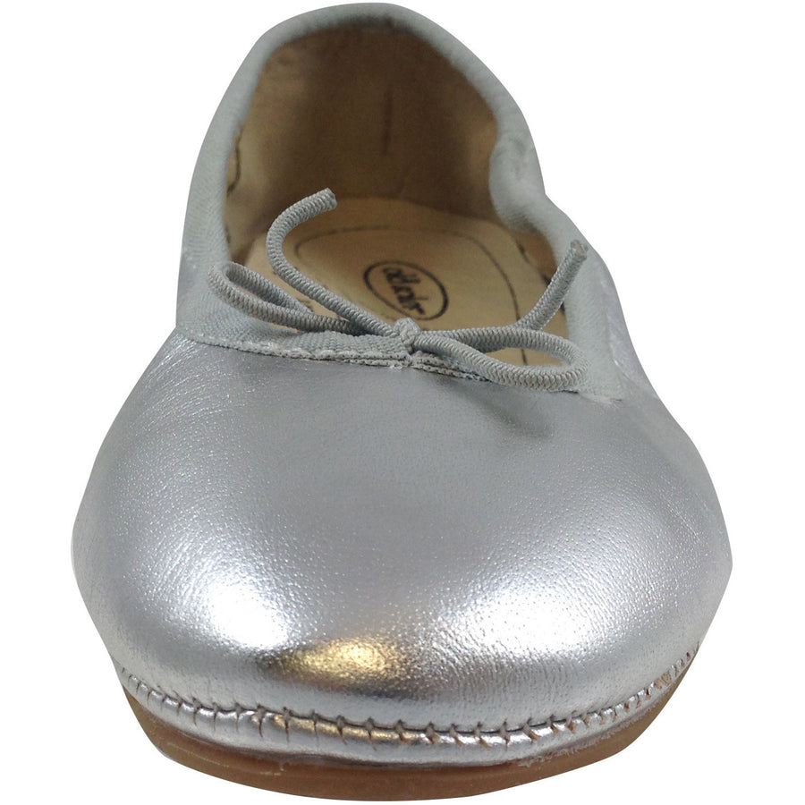 Old Soles Girl's Silver Cruise Ballet Flat - Just Shoes for Kids
 - 5