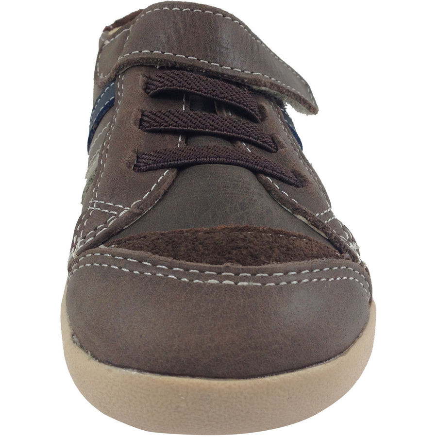 Old Soles Boy's 338 Distressed Brown/Grey/Navy Denzle Sneaker - Just Shoes for Kids
 - 5
