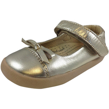 Old Soles Girl's 313 Gold Sista Flat - Just Shoes for Kids
 - 1
