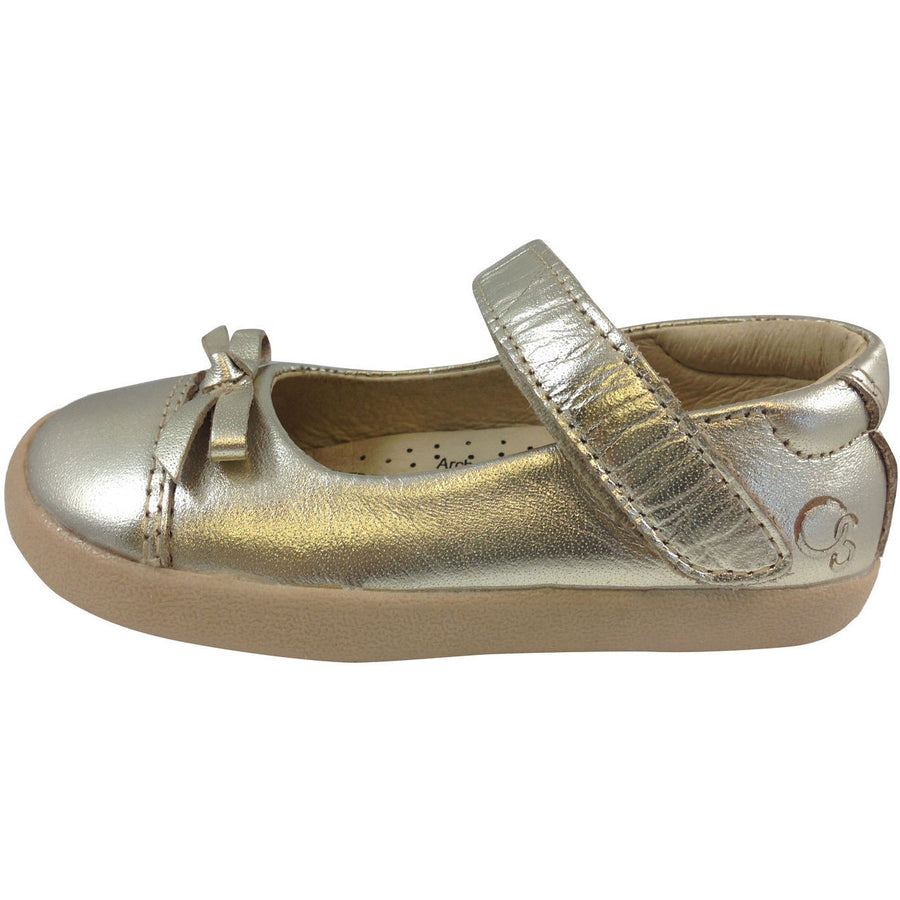 Old Soles Girl's 313 Gold Sista Flat - Just Shoes for Kids
 - 2