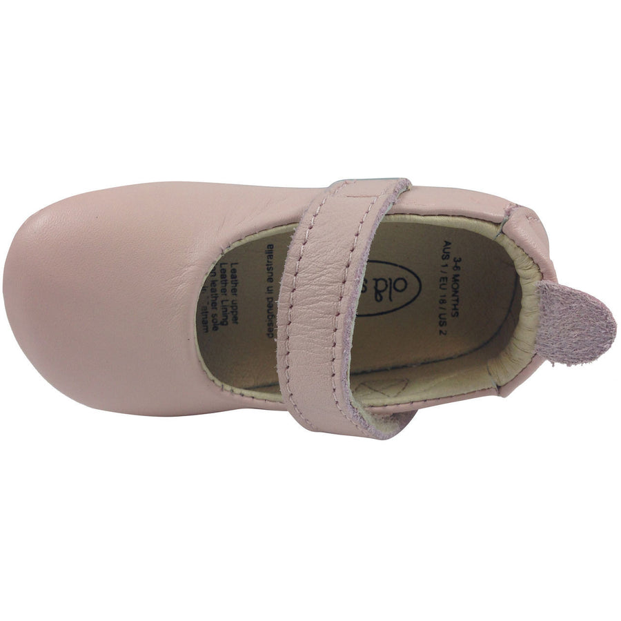 Old Soles Girl's 022 Powder Pink Leather Gabrielle Mary Jane - Just Shoes for Kids
 - 5