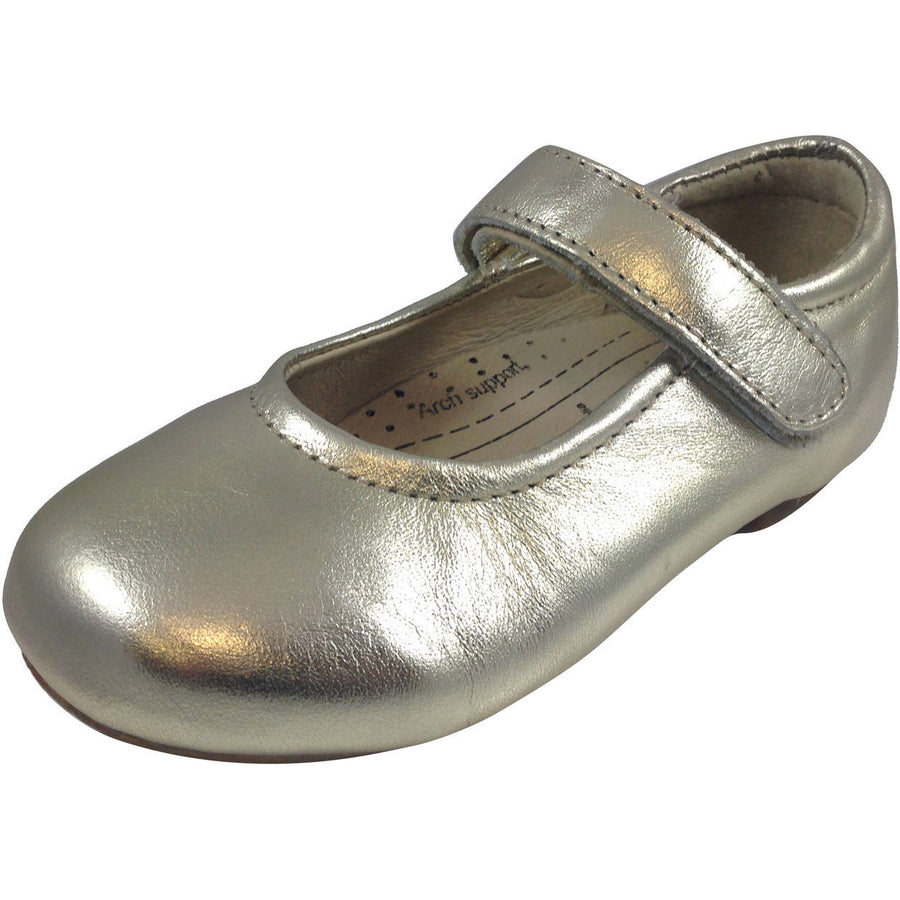 Old Soles Girl's Gold Praline Flat - Just Shoes for Kids
 - 1
