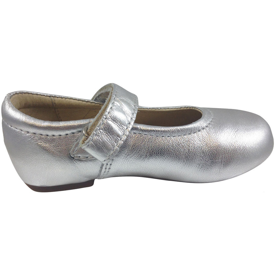 Old Soles Girl's Silver Praline Flat - Just Shoes for Kids
 - 4