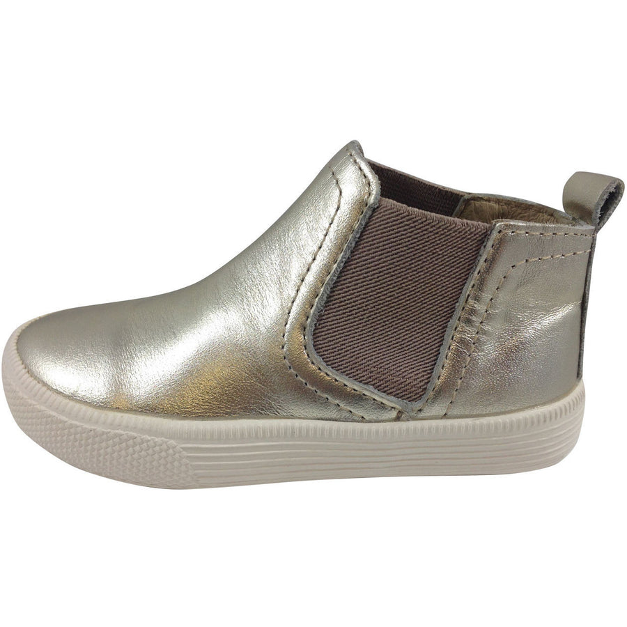 Old Soles Girl's and Boy's The Local 1033 Gold Leather Hightops - Just Shoes for Kids
 - 2