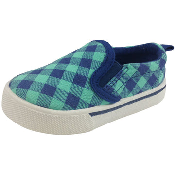 OshKosh B'Gosh Boy's and Girl's Blue & Turquoise Slip-Ons - Just Shoes for Kids
 - 1