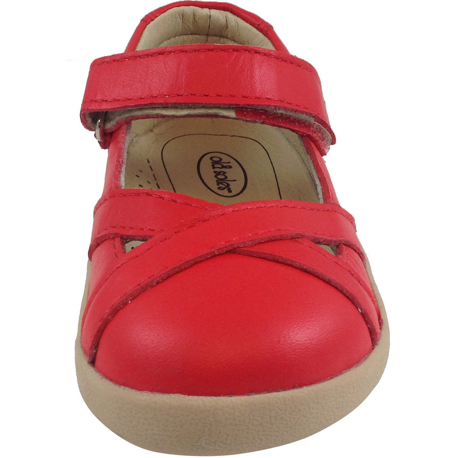 Old Soles Girl's Chianti Bright Red Flat - Just Shoes for Kids
 - 3