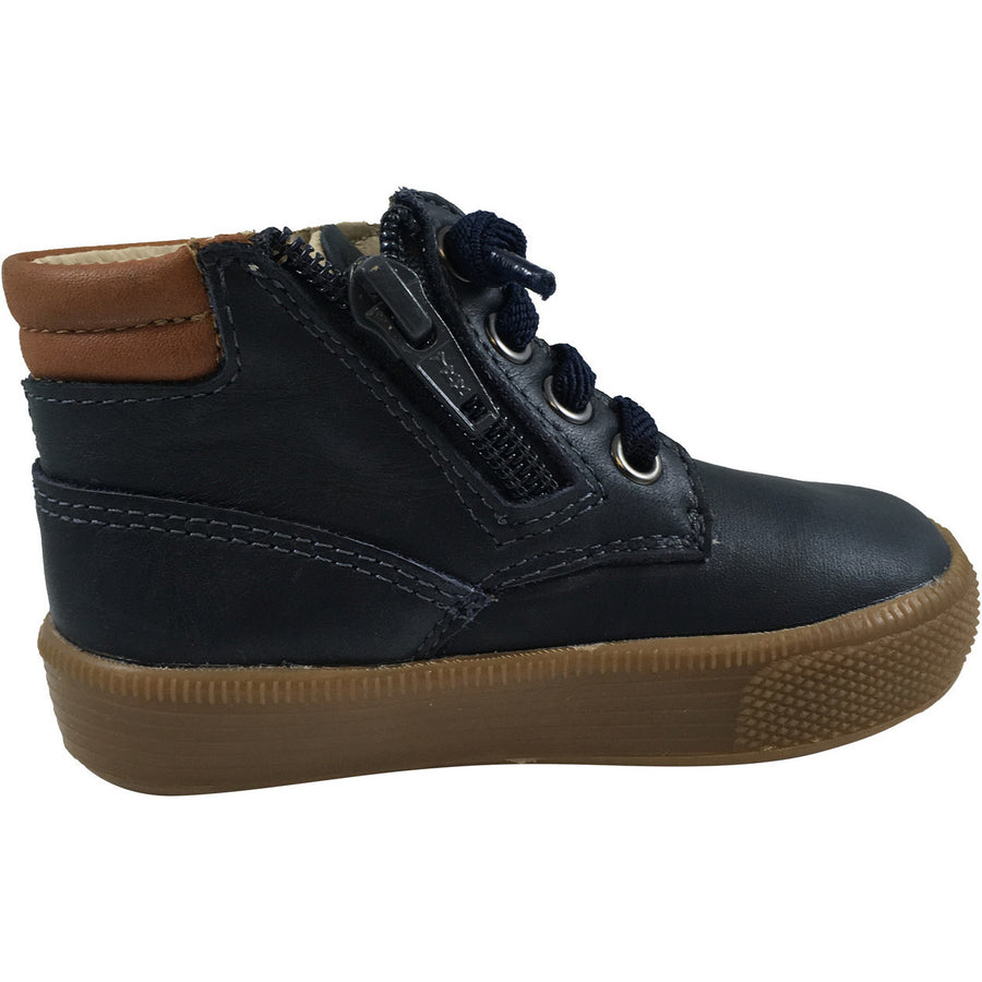 Old Soles Boy's & Girl's Rover Navy High Top Lace Up Sneaker Shoe - Just Shoes for Kids
 - 3