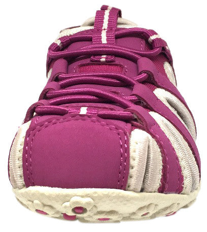 Geox Respira Girl's J S. Roxanne Fuchsia Intricate Elastic Upper Back ...