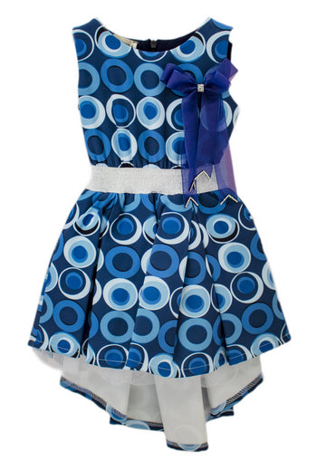Fracomina Mini Fantasy Soft Stretch Blue Dress