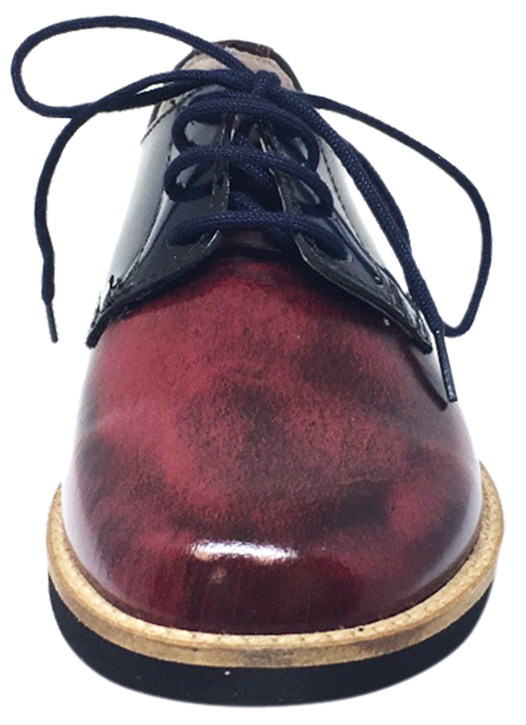 blue dress burgundy shoes Mom & Me main image 0
