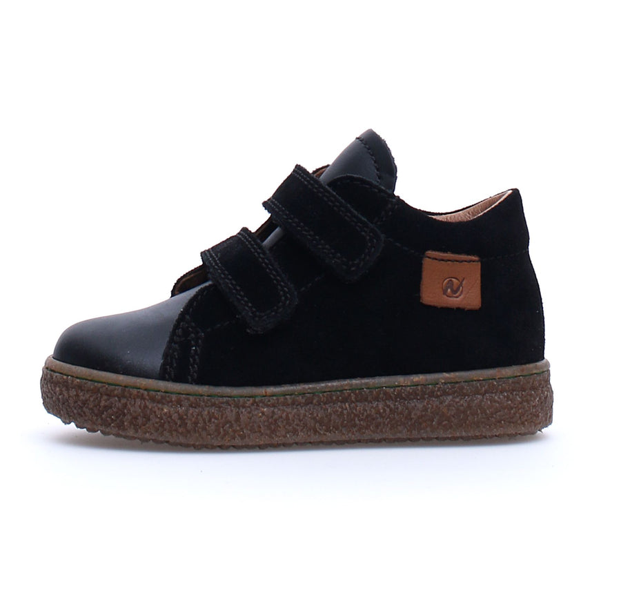 Naturino Boy's & Girl's Albus Vl Nappa/Suede Spazz. Sneaker Shoes - Black