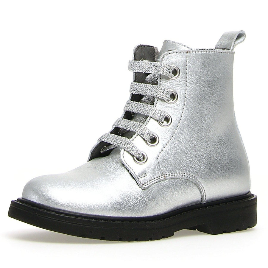 Naturino Girl's Barnett Boots - Silver