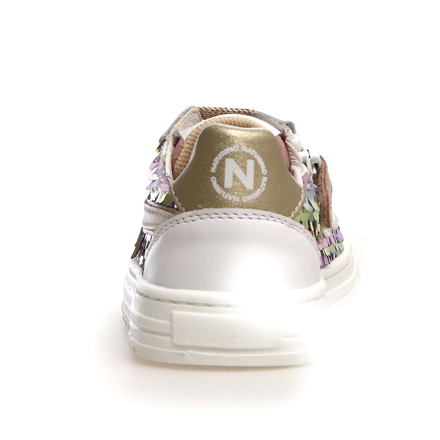 Naturino Girl's Blitz Zip Sneakers - Cipria/Multi