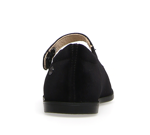 Naturino Girl's Calen Velvet Flat Shoes - Black