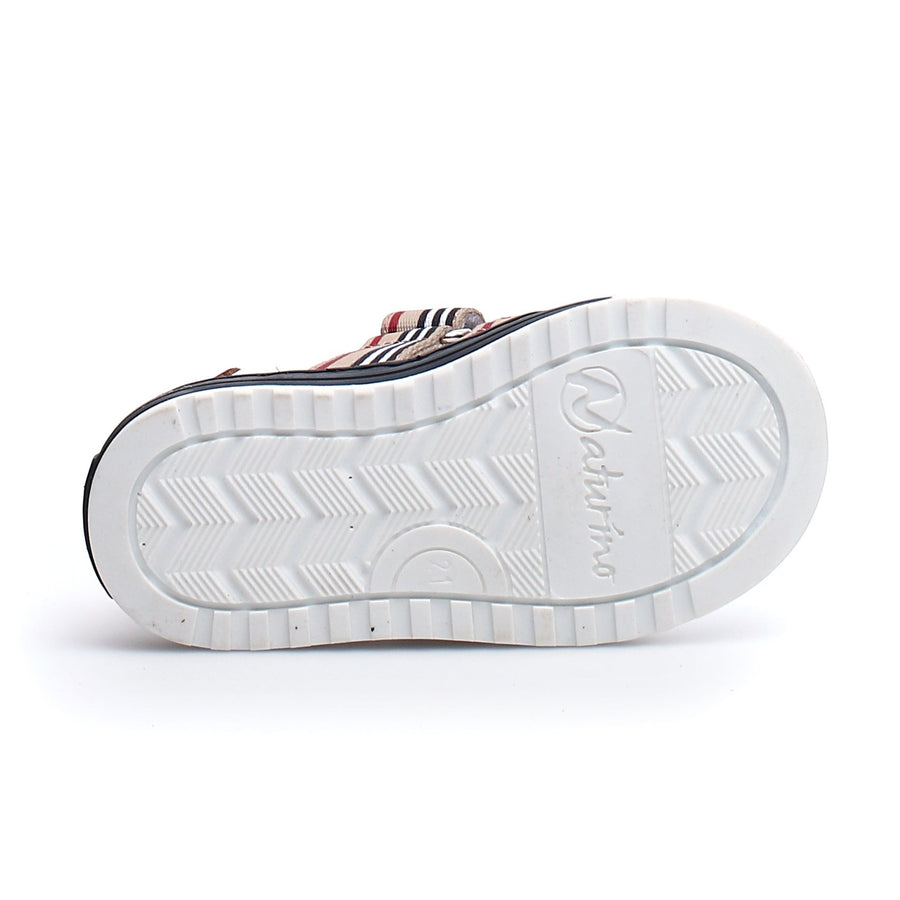 Naturino Girl's and Boy's Camino Sneaker Shoes - White/Beige