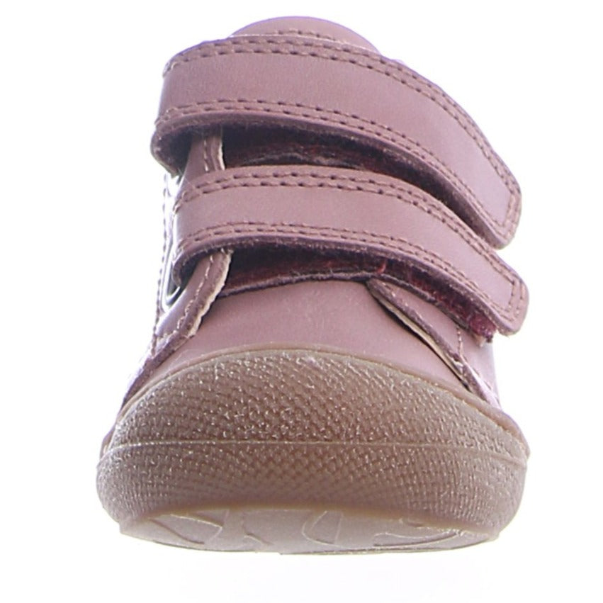 Naturino Cocoon VL - Nappa Leather First Step Shoes - Antique Pink