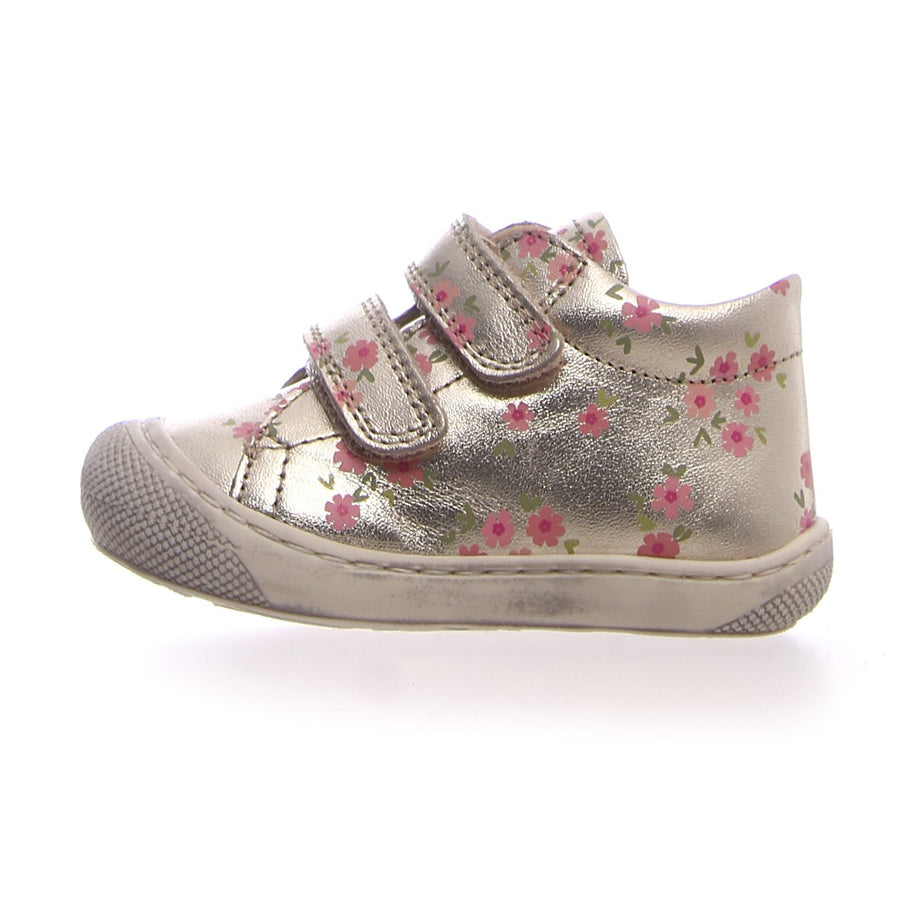 Naturino Girl's Cocoon Vl Little Roses Sneakers - Platinum