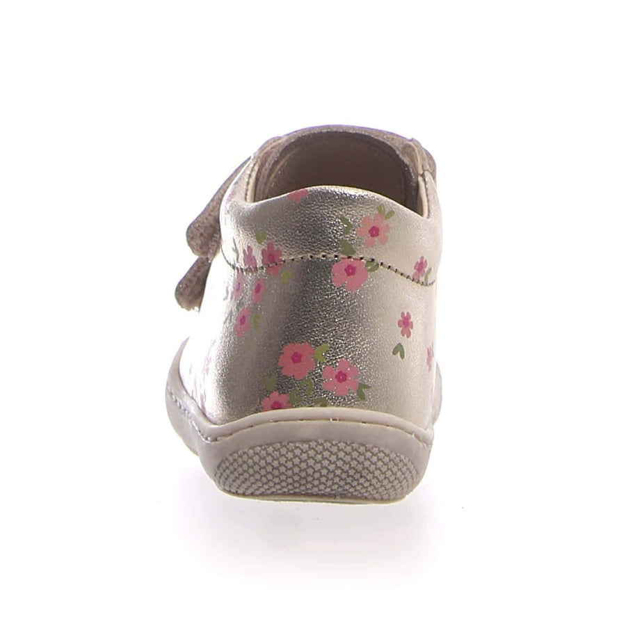 Naturino Girl's Cocoon Vl Little Roses Sneakers - Platinum