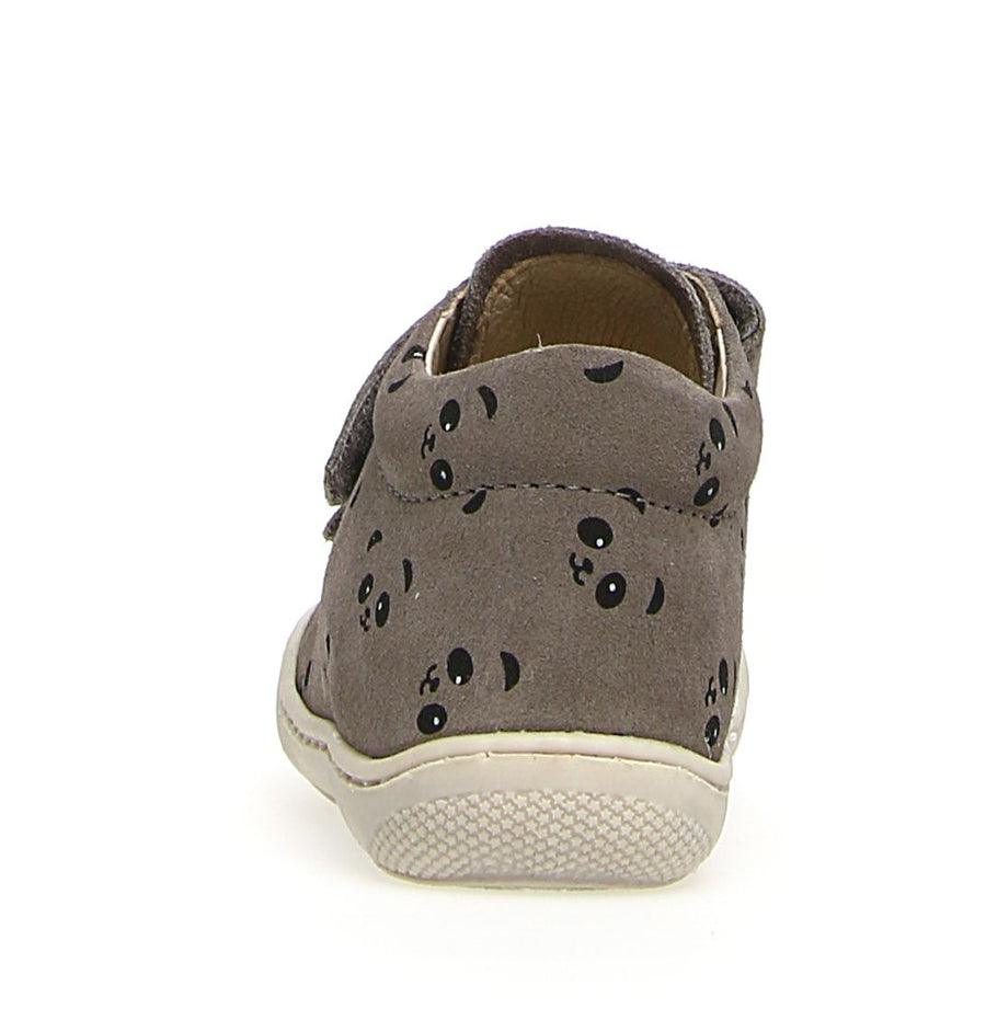 Naturino Girl's & Boy's Cocoon VL Panda Sneakers - Dark Grey 20 M EU/4.5 M US Toddler | Just Shoes for Kids