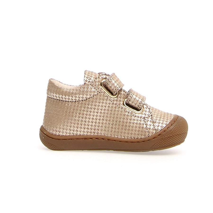 Naturino Girl's Cocoon Pied De Poule Vl Sneakers, Taupe