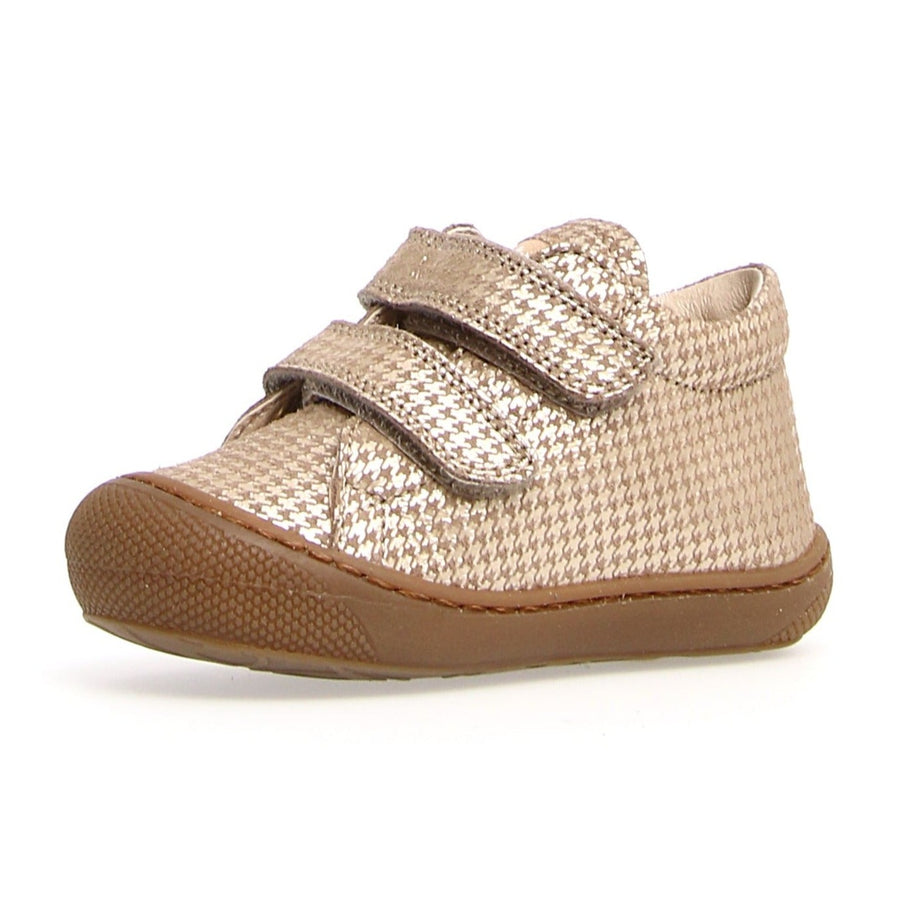 Naturino Girl's Cocoon Pied De Poule Vl Sneakers, Taupe