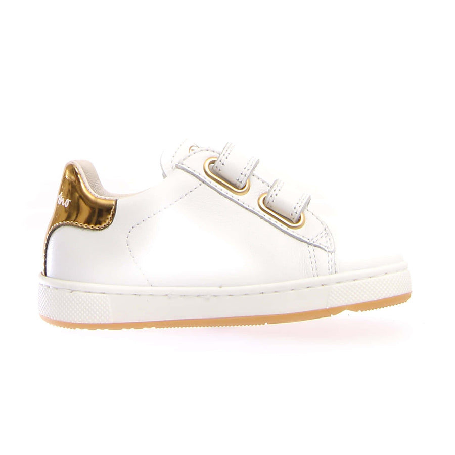 Naturino Girl's and Boy's Vl Hasselt Sneaker Shoes - White/Platinum